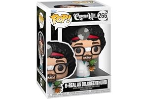 Funko Pop! Rocks: Cypress Hill - B Real - (Dr. Greenthumb) - Vinyl-Sammelfigur - Geschenkidee - Offizielle Handelswaren - Spielzeug Für Kinder und Erwachsene - Music Fans - Modellfigur Für Sammler