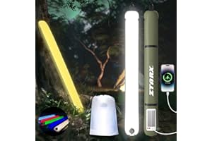 SELORSS Lampes solaires gonflables de camping 86cm Lampe télescopique pliable avec deux bandes lumineuses Portable 4000mAh RGB LED pour utilisation en extérieur IP66 pour le Camping,Voyages, Festivals