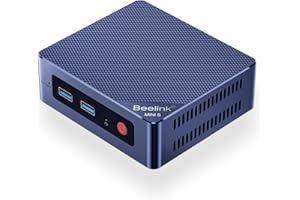 ‎BEELINK Beelink Mini S12 Mini PC, Intel 12. Prozessor N95 (4C/4T, bis zu 2.9Ghz), 8G DDR4 256G M.2 SSD Mini Computer Windows 11 Home, LAN 1000M/25W TDP/WiFi 5/BT4.2 für Heim/Büro