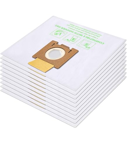 8 Sacchetti Per Aspirapolvere Hoover Telios Extra - Compatibili Con Modelli TX E H81 - Microfibra