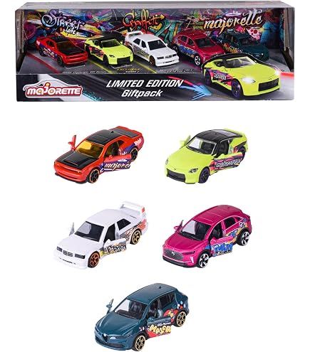 Majorette - Coffret cadeau 5 pièces Toyota Racing - Véhicules Majorette - Coffret cadeau 5 pièces Toyota Racing - Véhicules