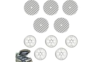 VIERONE 10 Pcs Exhaust Repair Kit Car Heat Shield Repair Kit Metal Washers Exhaust Heat Shield Repair Kit for a Variety of Car Models Heat Protection Plate Ensures High Durability and Durability