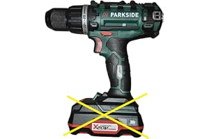 Parkside sladdlös borr PABS 20-Li X20V i transportfodral (utan batteri och laddare)