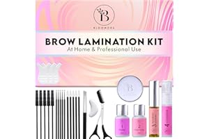 BLOOMORA Kit Laminado de Cejas, Brow Lamination Kit Dura 6-8 Semanas, 15 Usos, Cejas Laminadas seguras y efectivas