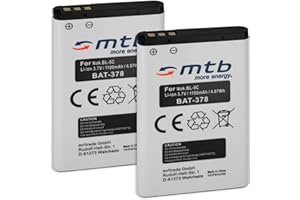 MTB MORE ENERGY 2X Akku CT-3650 für ContourHD 1080P, ContourGPS, Contour+2 / Toshiba PX1728, Camileo P100... / Aiptek - s. Liste