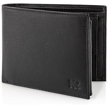 GUGGIARI® RFID-creditcardhouder, zacht en flexibel, sleutelhanger en elastische sluiting, voor bankkaarten en bankbiljetten, Blauw, S, Minimalistisch