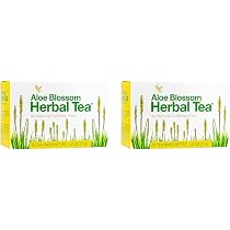 Aloe Blossom Herbal Tea - Tea Rilassante Forever - Pacchetto di 2 prodotti  : Amazon.it: Alimentari e cura della casa