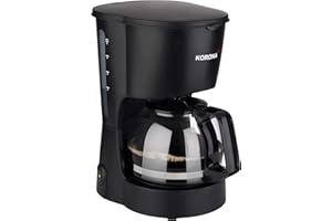 Korona 12011 Cafetière | Noir | Filtre pour 5 tasses de café | avec une verseuse I 600 watts