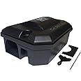 Opkill Lockable Rat & Mouse Bait Box Stations for the Safe Control of Poison & Pest Traps, Heavy Duty Tamper Resistant for Outdoor Usage (Empty)