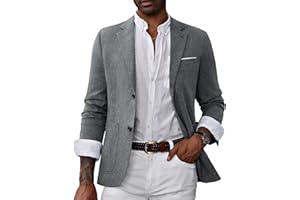 PaulJones Costume décontracté pour homme - Avec deux boutons - Moderne - Loisirs