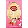 Lindt LINDOR Strawberries & Cream Easter Egg Gift, 260g - Perfect for Easter gifting - containing LINDOR truffles with a smooth melting filling and a Lindt egg