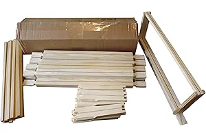 Beekeeping Supplies UK Ltd - SN5 x 10 - Super Frames with Hoffman Self Spacing side bars - for British National Hives - Flat Packed - With Nails