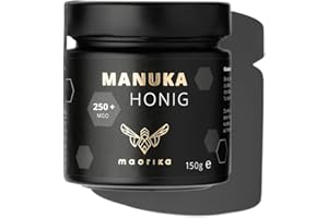 ‎MAORIKA maorika - Manuka Honig 250 MGO + 150g im Glas (lichtundurchlässig, kein Plastik) - laborgeprüft, zertifiziert