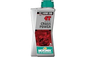 Motorex Synthetic Motor Oil 10W50 Cross Power 4T 1 Liter