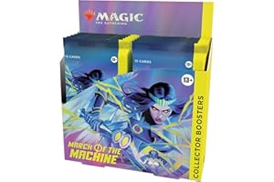 Magic The Gathering March of the Machine Collector Booster Box, 12 opakowań (wersja angielska), wielokolorowy
