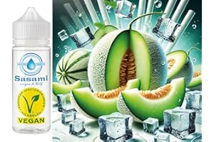 ‎SASAMI Honeydew Melon Ice - Honigmelone Ice Aroma Konzentrat - Vegan - Sasami - 10ml