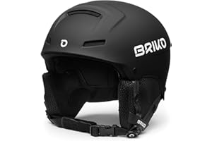 Briko, HELMET Unisex adulto, MATT BLACK, M/L