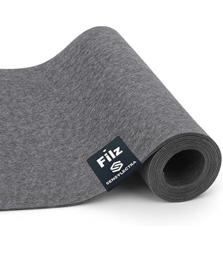 Produktbild von Wollfilzplatte 100x100 Cm, 8 Mm – Industriefilz, Dicht, Feuerbeständig, Für Dämpfung & Polieren