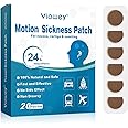 Viowey Motion Sickness Patches Travel Sickness Tablets for Car and Boat Rides, Cruise and Airplane Trips Fast Acting&No Side Effects，20 Count