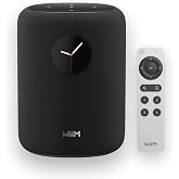 WiiM Sound, WiFi ve dokunmatik ekranlı akıllı hoparl&ouml;r, Siyah | 100 W pico 2.1 stereo, AI RoomFit, &ccedil;ok odalı ses, stereo eşle