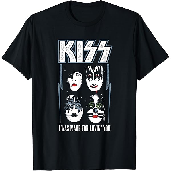 ミュージシャン KISS Official T-SHIRT Gene Simmons LSize KISS Gene Simmons Tongue Out Demon Rock Band Womens M T