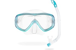 Cressi Ondina Jr + Top Combo - Combo Set Junior Maschera Subacquea Ondina e Snorkel Top, 7/13 Anni
