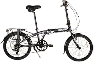 Bounty Citylite Folding Bike | Lightweight Aluminium Frame | 6 Speed Shimano Gears with Revo Shifters | ideal for Commuting | Folding Bike | Adult Bike