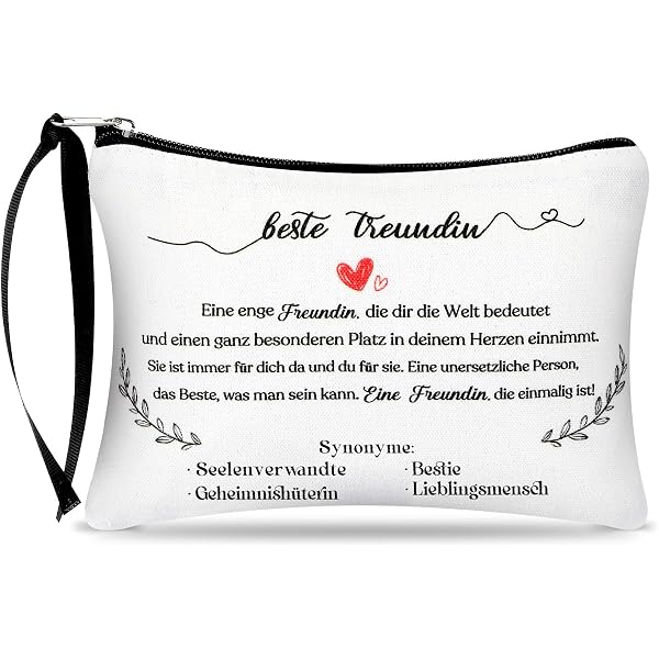 Geschenkset Für Kollegen – Kosmetiktasche & Schlüsselanhänger Mit Persönlicher Gravur