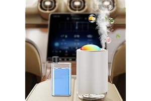 Mioji Mio SS18 Yeni Nesil Şarjlı Otomatik Araba ve Oda Kokusu Makinesi Beyaz (1 ADET BLUEBELL KOKUSU ILE BİRLİKTE)