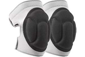 JTMKYO 1 paio di ginocchiere da uomo, con vestibilità elastica e comoda, unisex, ginocchiere da lavoro, ginocchiere per lo sport