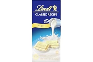 Lindt CLASSIC RECIPE White Chocolate Candy Bar, White Chocolate, 4.4 oz.
