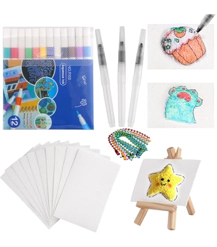 Magic Puffy Paint, Kit De Peinture De Texture En Mousse