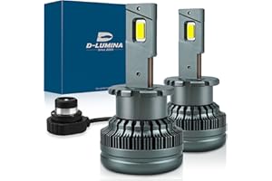 D-Lumina D2S D4S LED Bombillas LED para automóvil a prueba de errores 100% Canbus 90W 18000LM Reemplace las bombillas de xenón HID OEM Plug and Play - - 2 años de garantía (paquete de 2)