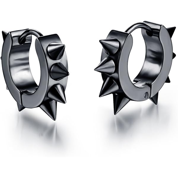 Discover more than 67 silver spike stud earrings super hot 3tdesign