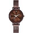 Giordano Fashionista Collection Stylish Analogue Watch for Women | Unique Design with Color Variant Mesh Metal strap | Ladies Wrist Watch to Compliment Your Look Ideal Gift for Women’s |Girls - GD4067