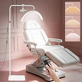 Diesisa Eyelash Extension Lamp: Eyelash Extension Lamp with Mobile Phone Holder - Adjustable Brightness and Height - 360&deg; Rot