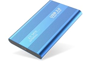 SINCELO Disque Dur Externe Ultra-Mince 2.5" SATA, Stockage HDD pour PC, Mac, Ordinateur de Bureaup, Ordinateur Portable, Wii U, Xbox