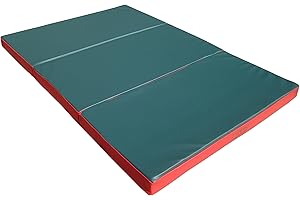 NIRO SPORTGERÄTE NiroSport Klappbare Turnmatte 150 x 100 x 8 cm RG 25 klappbar Weichbodenmatte Matte Gymnastikmatte Fitnessmatte Sportmatte Trainingsmatte Bodenmatte Schutzmatte