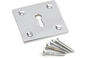 FRELAN JEDO Rosace pour serrure carré 50 mm x 50 mm + vis