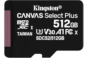 Kingston Canvas Select Plus SDCS2/512GBSP Karta MicroSD, Czarny, 512 GB