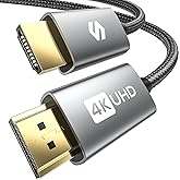 Silkland 4K HDMI Kabel 1m 2K@144Hz mit ARC HDR 3D UHD Ethernet, HDMI 2.0 Kabel 4K@60Hz 18Gbps Highspeed, Monitor HDMI Kabel K
