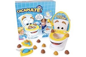 SHOOT THE POOP! Cacapulte, Jeu d'enfants, Electronique, précision, Jouet pour Enfants dès 5 Ans, HTT00