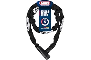 ‎ABUS ABUS Kettenschloss Steel-O-Chain 5805K – Fahrradschloss aus Stahl – ABUS-Sicherheitslevel 5