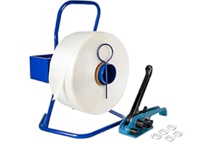 Kortpack Umreifungsset 25mm komplett mit Rolle, Spanner, 100 Klammern und 500mtr Polyesterband