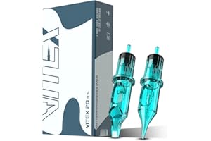 INKin Aghi per Cartucce Tatuaggio, Aghi per Tatuaggi #12 Standard 0,35mm Round Magnum 9RM, Aghi Tattoo Usa e Getta Con Aghi Affilati e Membrana Professionale Per Tatuatore 20pezzi