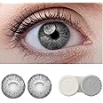 SOFT EYE Monthly Contact Lens with Case and Solution (Light Grey)
