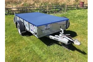 COVERANDCARRY Trailer Cover fits Ifor Williams Standard GD84 Produced in 650gsm Blue Waterproof PVC 259 x 134 x 8cm