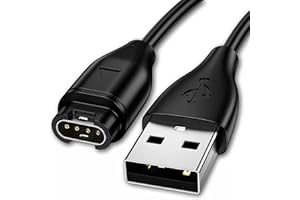 GPUCONNECT Charger Compatible with Garmin Forerunner 45 255 245 745 935 945, Fenix 5S 5X Plus 6 6S 6X Pro 7 7S 7X, Vívoactive 3 4, Approach S60 S62 X10, Vívomove 3S Sport, Venu Sq 2 Plus, Active, Swim2, Quatix 5