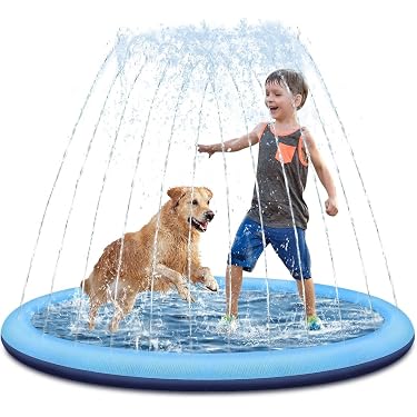 Tapis d'arrosage rose 150 cm – Sirène & fleurs, jeux d'eau pour les enfants | Little Dutch