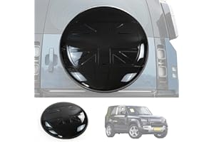 FENQING-Y Copriruota di scorta per Defender, protezioni per ruote di scorta, coperture impermeabili in plastica per Land Rover Defender 90 110 130 2020-2023